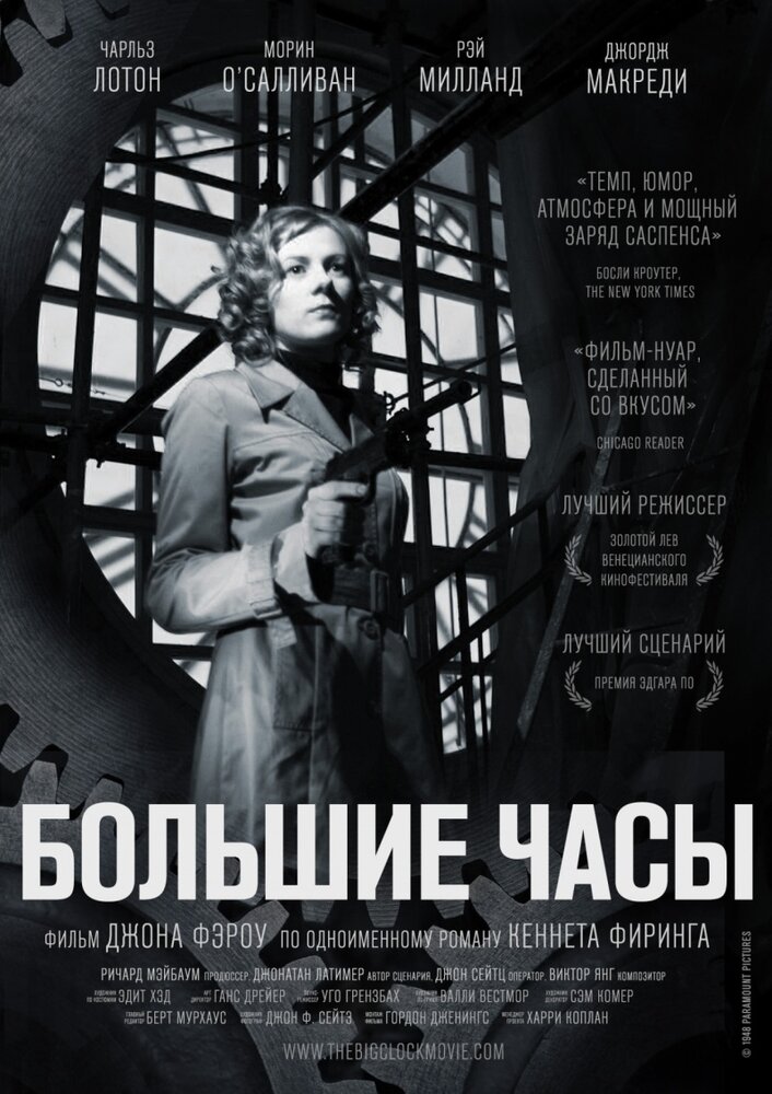 Большие часы (1948) постер